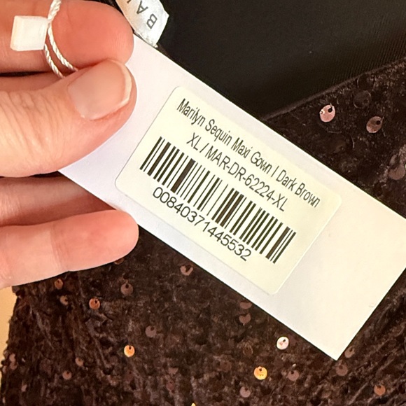 Baltic Born Sequin Maxi Dress in Deep Brown - Picture 10 of 10